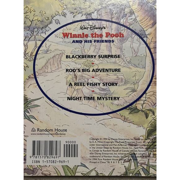 Walt Disney's Winnie the Pooh and His Friends 4 Board Book Set Tigger Piglet Roo - Picture 9 of 9